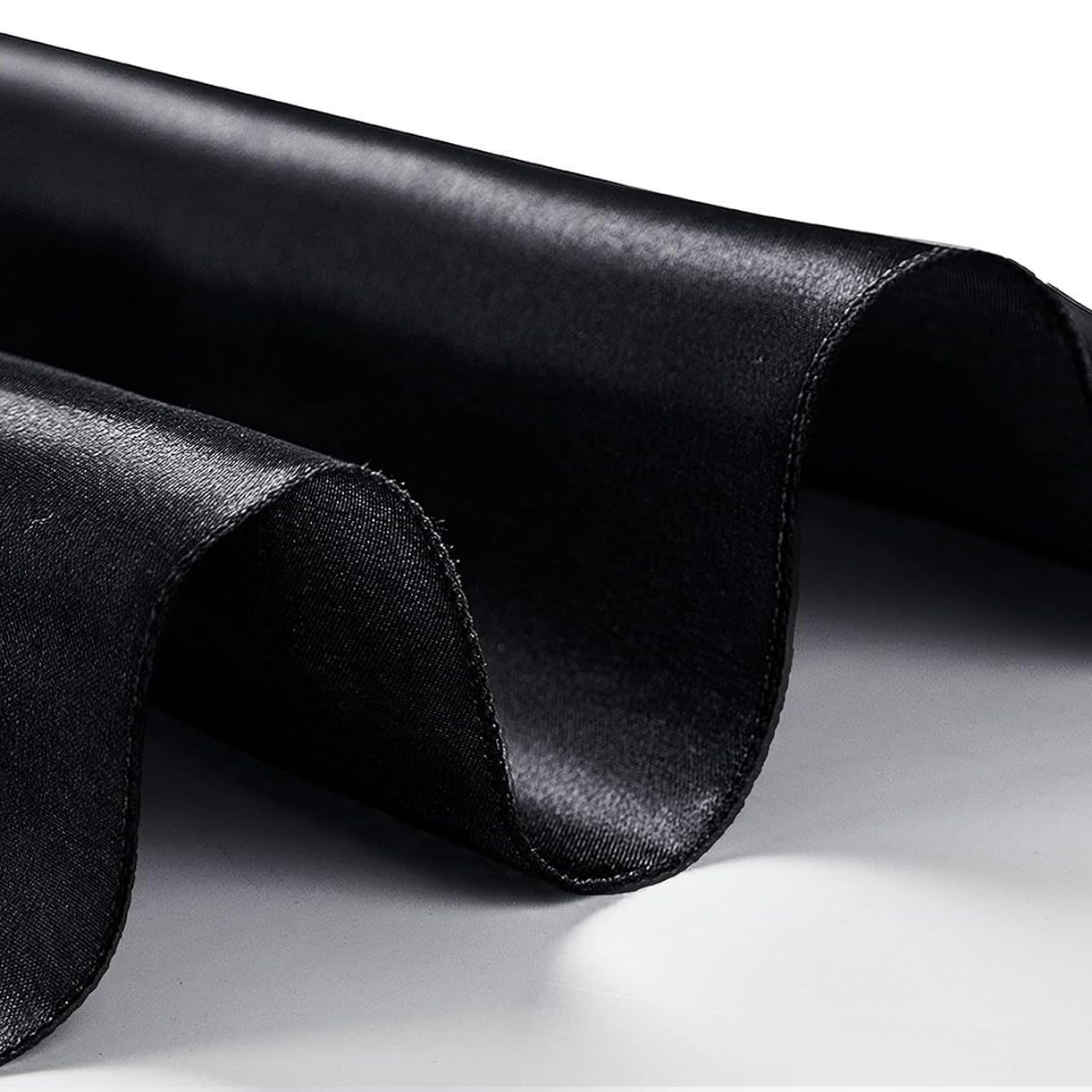 Cloth Dinner Table Napkins, Soft ester Dinner Napkins Multicolor 40x40cm 10pcs(10pcs Black)