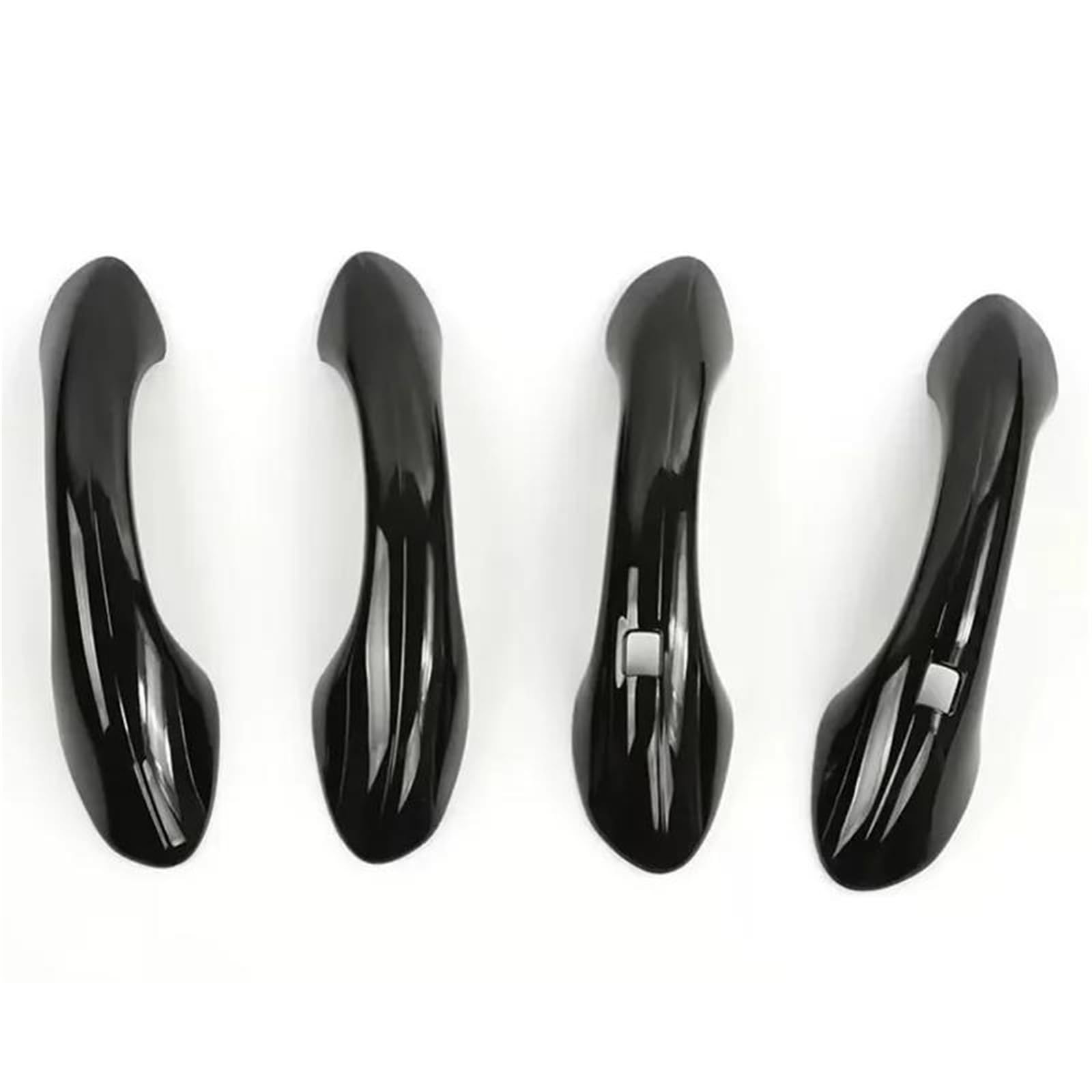 YUEYZHK Door Handle Cover Trim for Hyundai for Santa Fe TM 2019 2020 2021 2022 Accessories Plastic Imitation Carbon Fiber(Style 1)