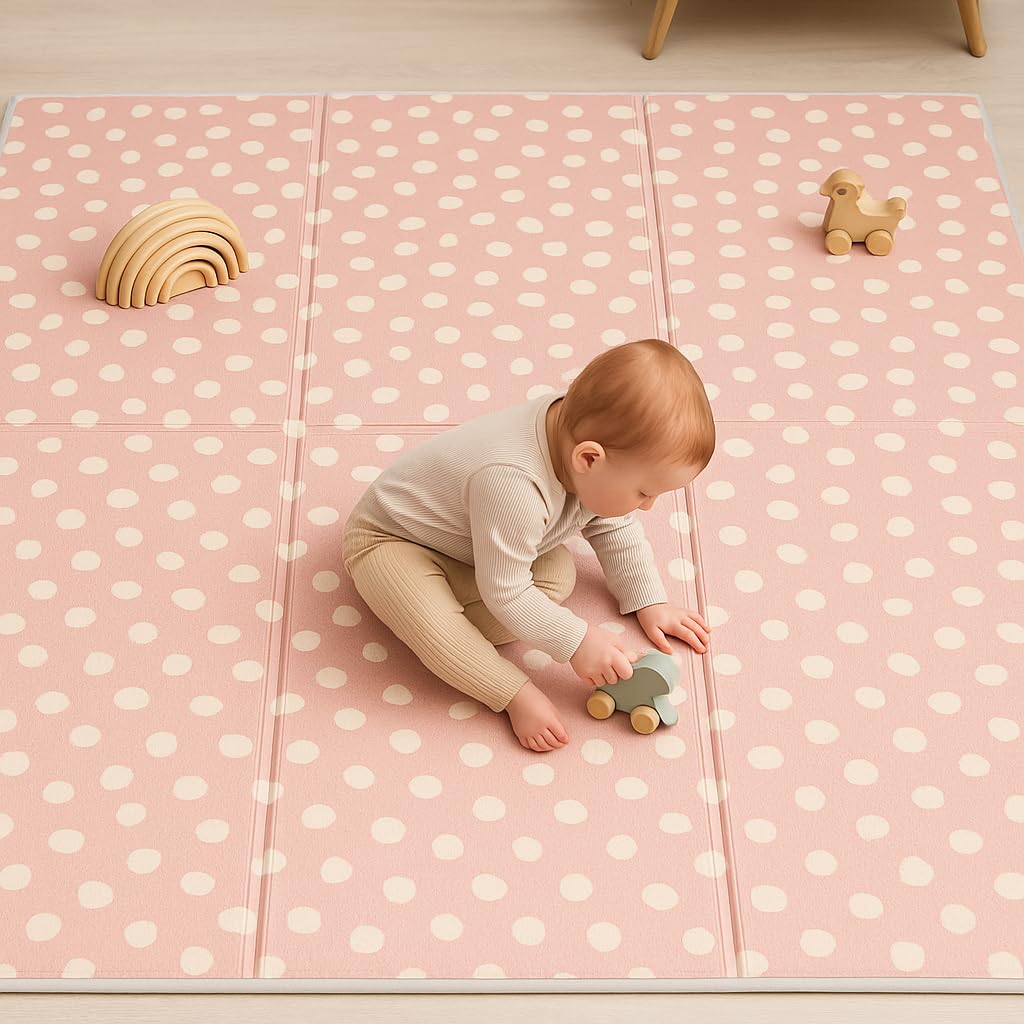 Bubba Bear Baby Play Mat, Floor Foam Playmats for Babies, Foldable Matt Gyms Playmat for Kids & Infants, Large Padded Waterproof Mats for Crawling & Playing, Soft Folding — view 8