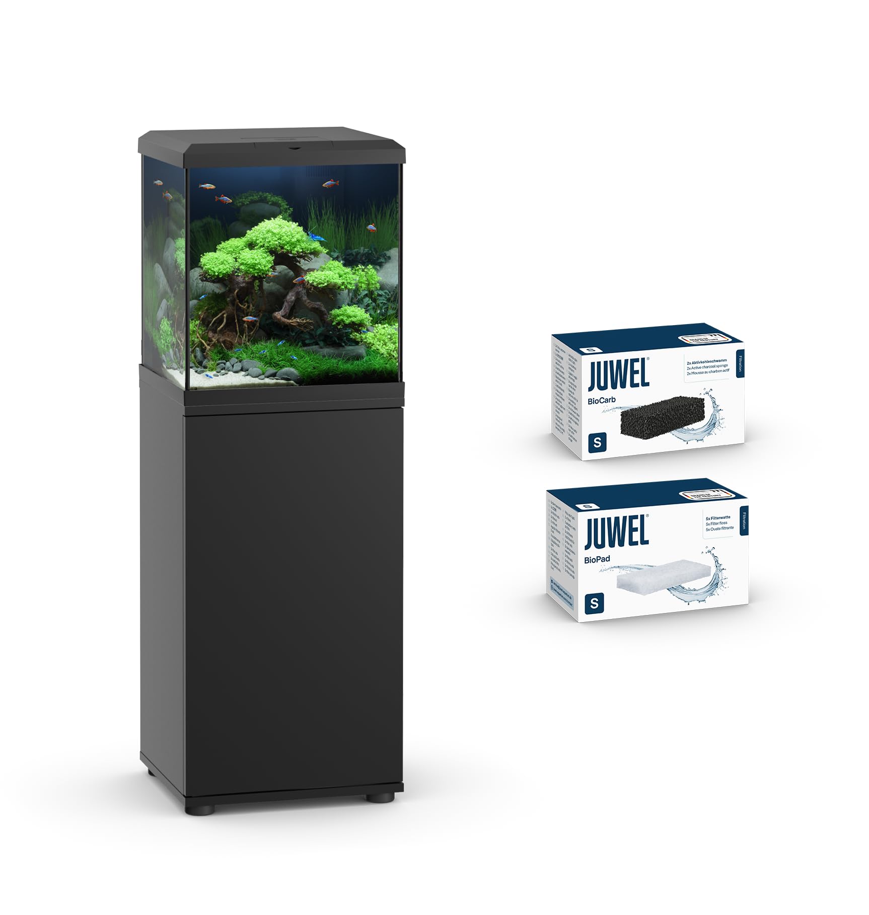 JUWEL Aquarium VIO Cube 54 Combinaison Noir Premium | Ensemble de qualité supérieure