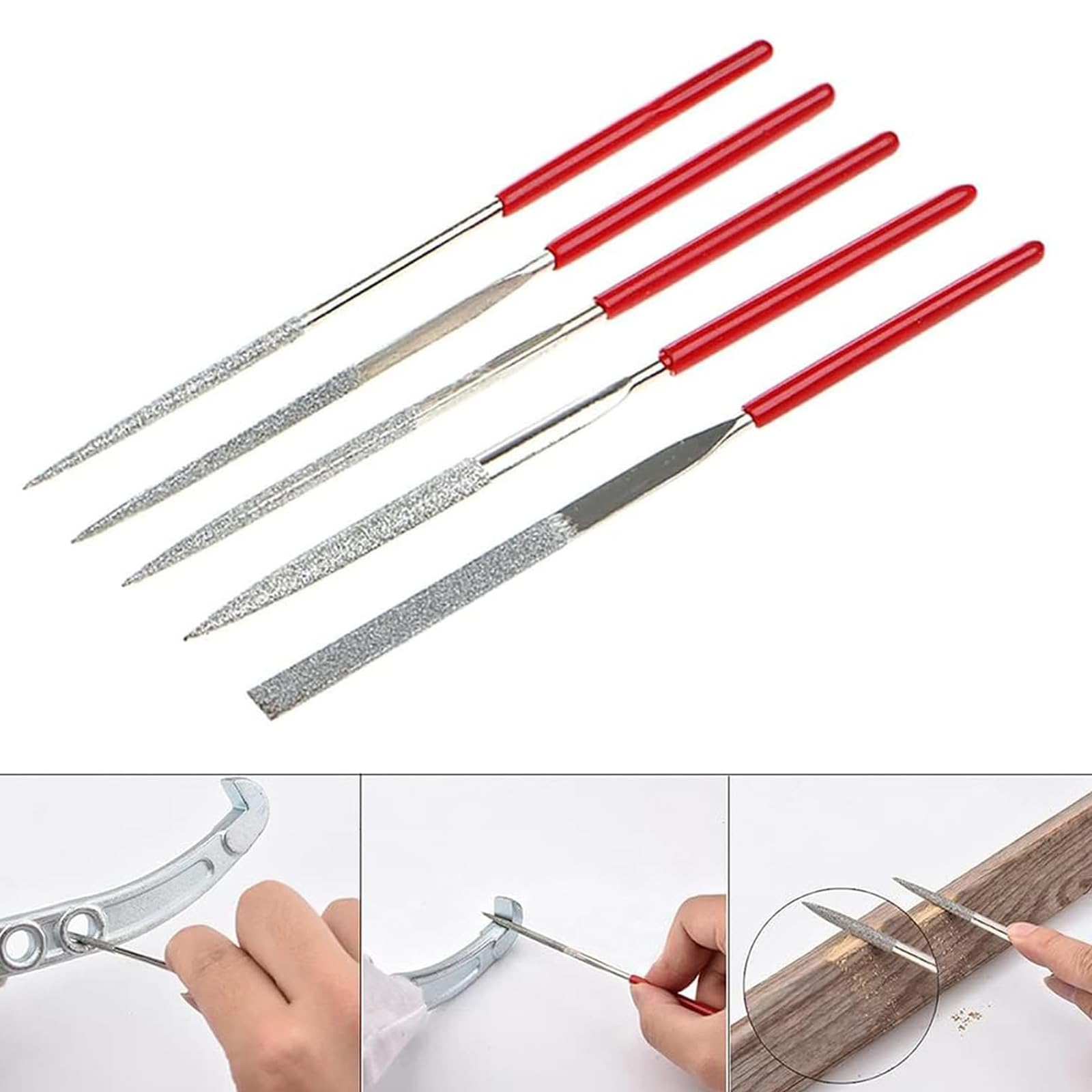 Juego De Herramienta De Desbarbado - 10 Cuchillas Intercambiables, Mango Ergonómico - Para Metal, Plástico, Madera Y Más