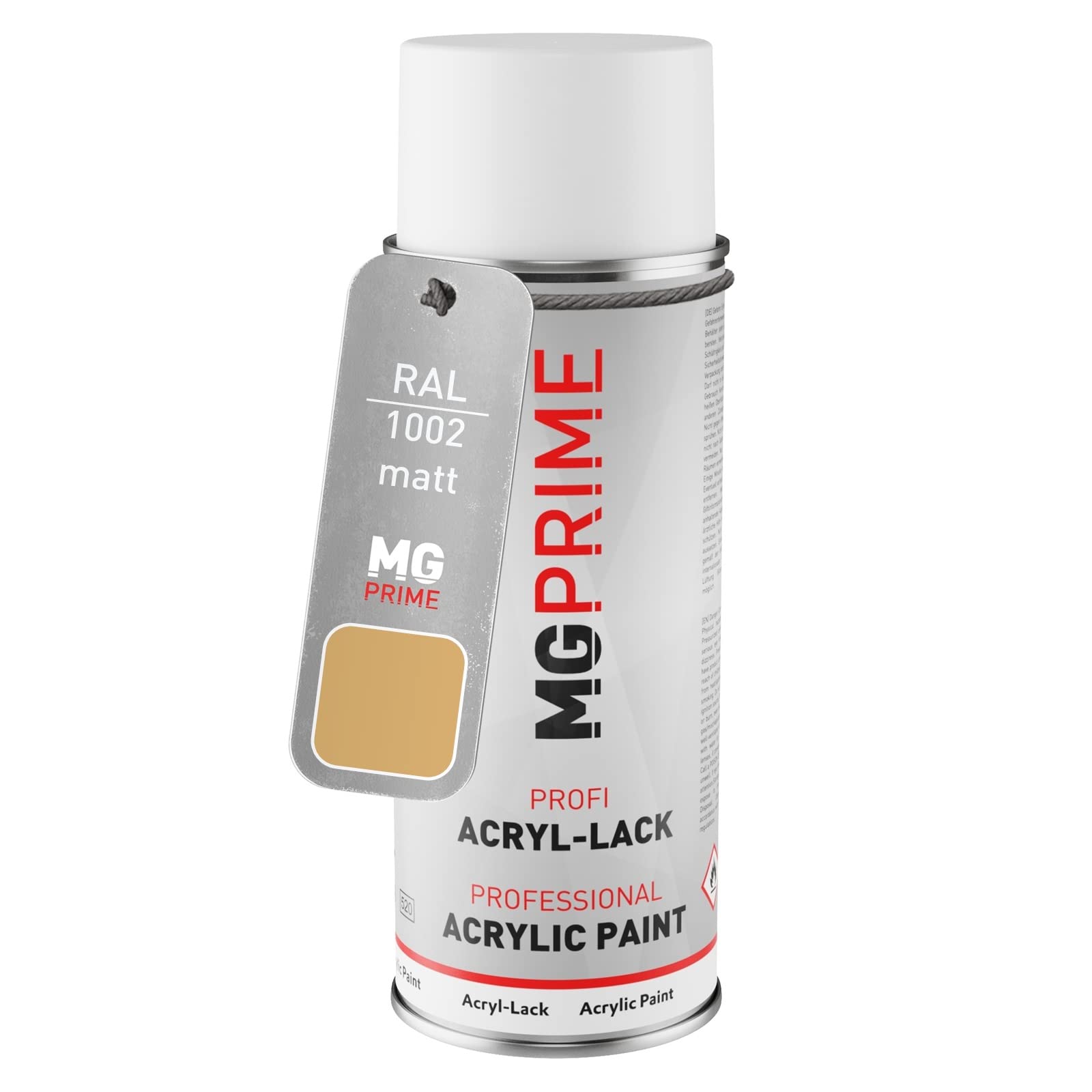 MG PRIME RAL 1002 Sand yellow/Sandgelb Spray can 400 ml mat quick-drying