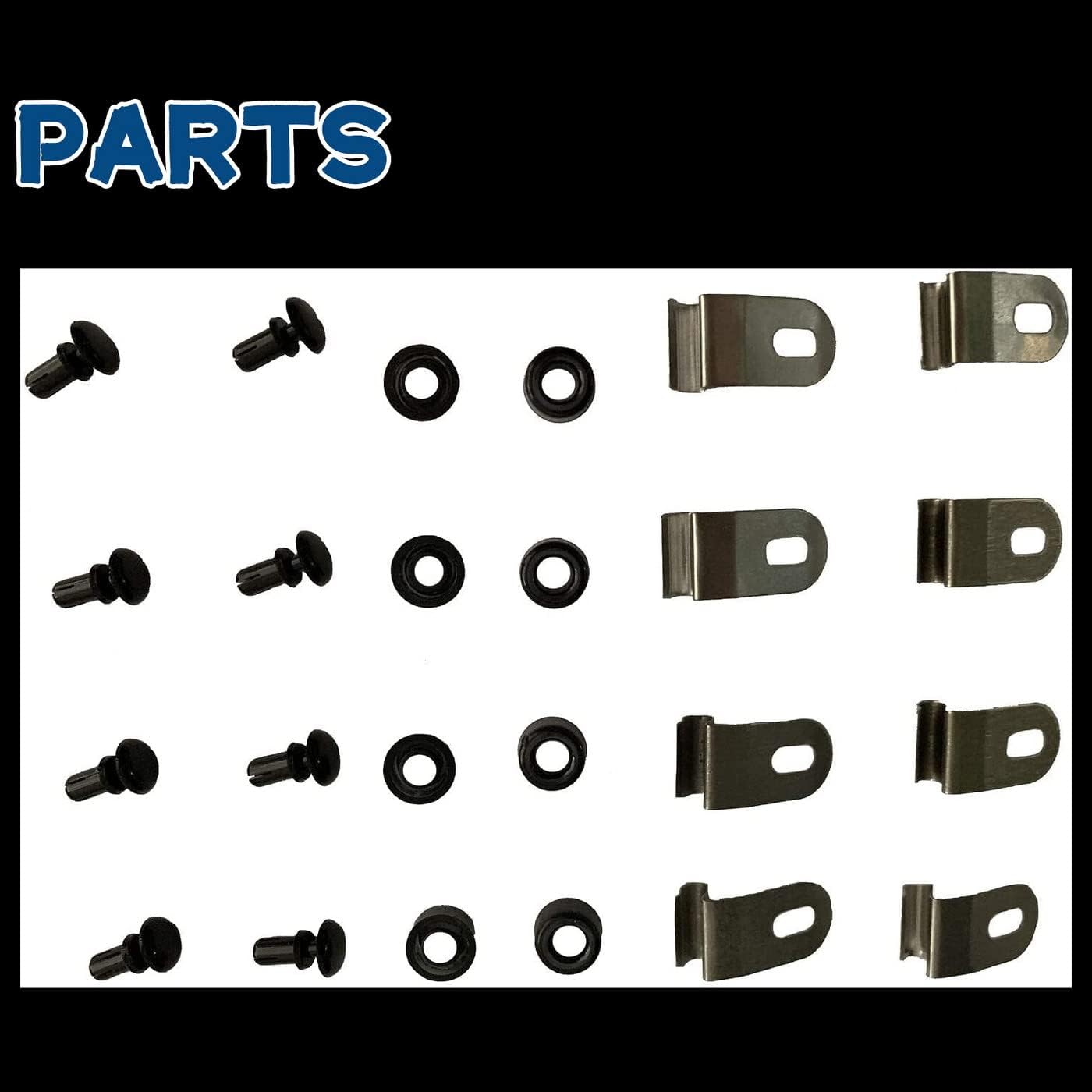 Window Visors Compatible with 07-11 CRV CR-V 4pcs Smoke Tint with Chrome Trim Outside Mount Tape On/Clip On Style PVC Sun/Rain Guard Vent