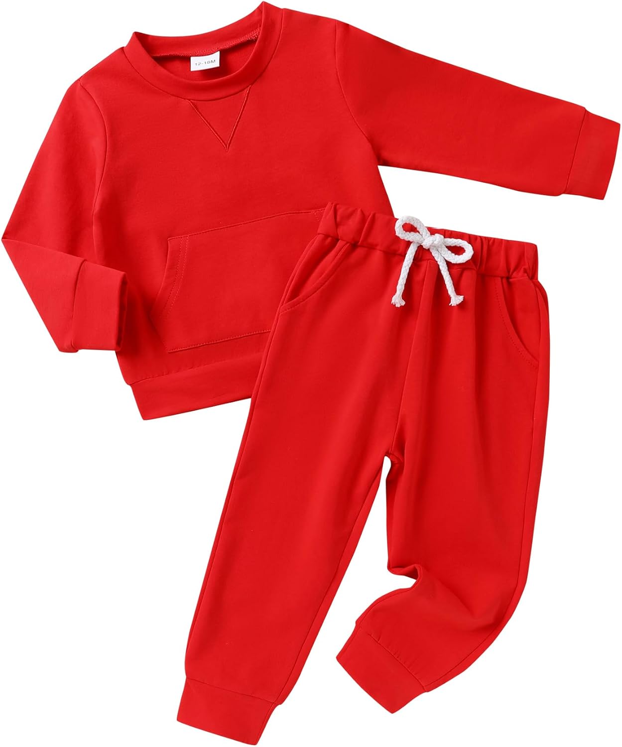 YOUNGER TREE Toddler Fall Outfits for Girl Long Sleeve Sweatsuit Top and Sweatpants Set Baby Girl Winter Clothes