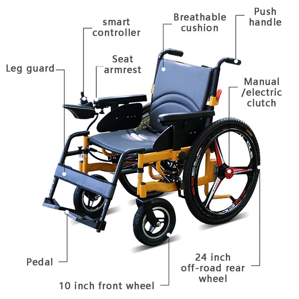 折りたたみ式電動車椅子 ブラック 電動 車椅子 折りたたみ ポルタス