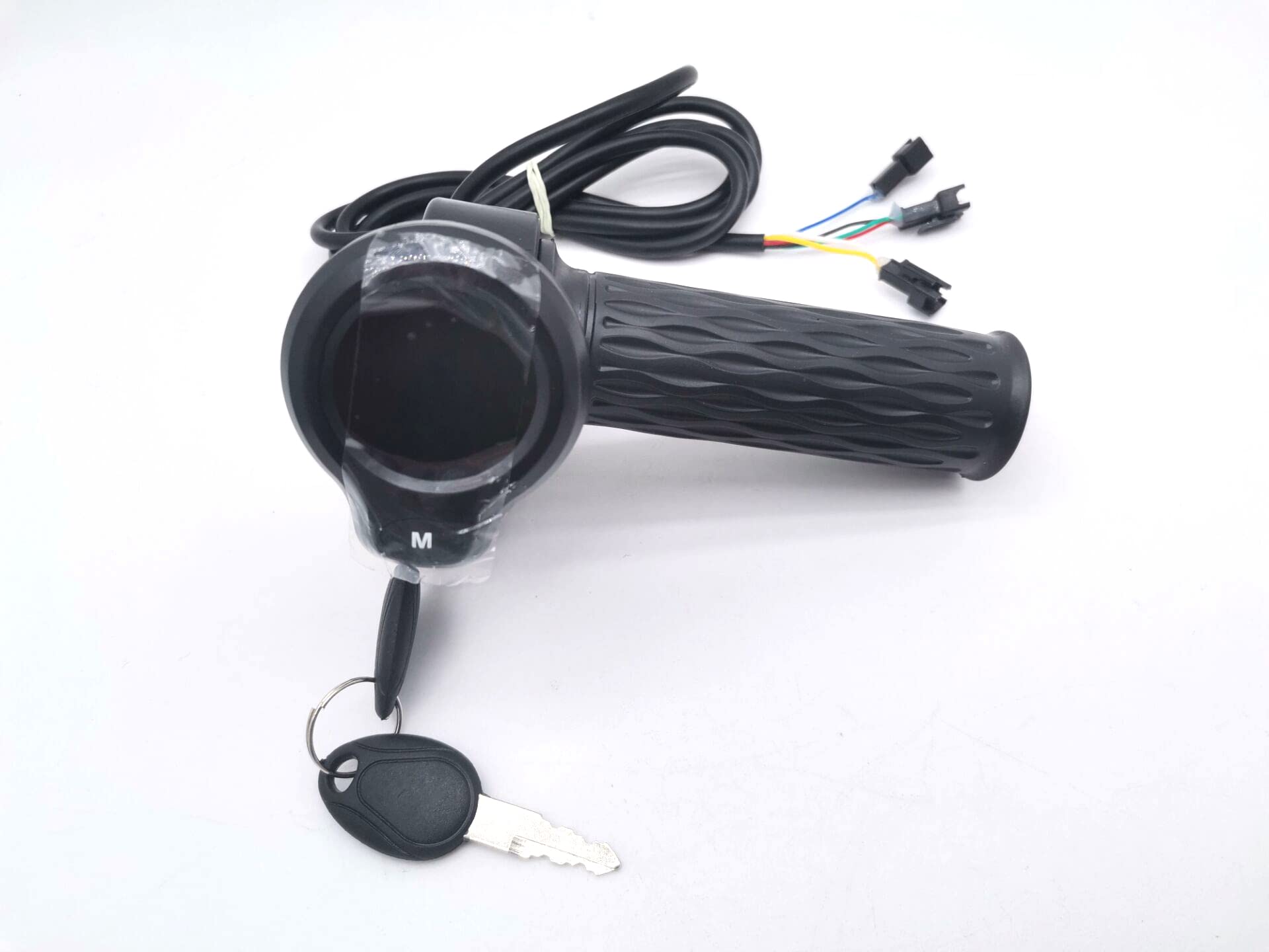 Accélérateur torsadé avec Serrure + Affichage 36V 48V indicateur de Tension de Vitesse odomètre vélo électrique vélo Scooter VTT Tricycle Partie
