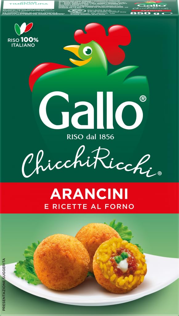 Arancini e Supplì: 100% Italiano Rice, 2 Confezioni x 850 g | Perfect for Baked Recipes