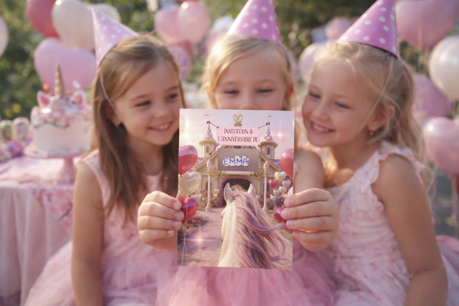 Cartes Invitation Anniversaire Fille Cheval à Gratter – Lot de 10 Invitations avec Enveloppes et Stickers – Thème Cheval Équitation Enfant – Carte Anniversaire Originale et Ludique - 2