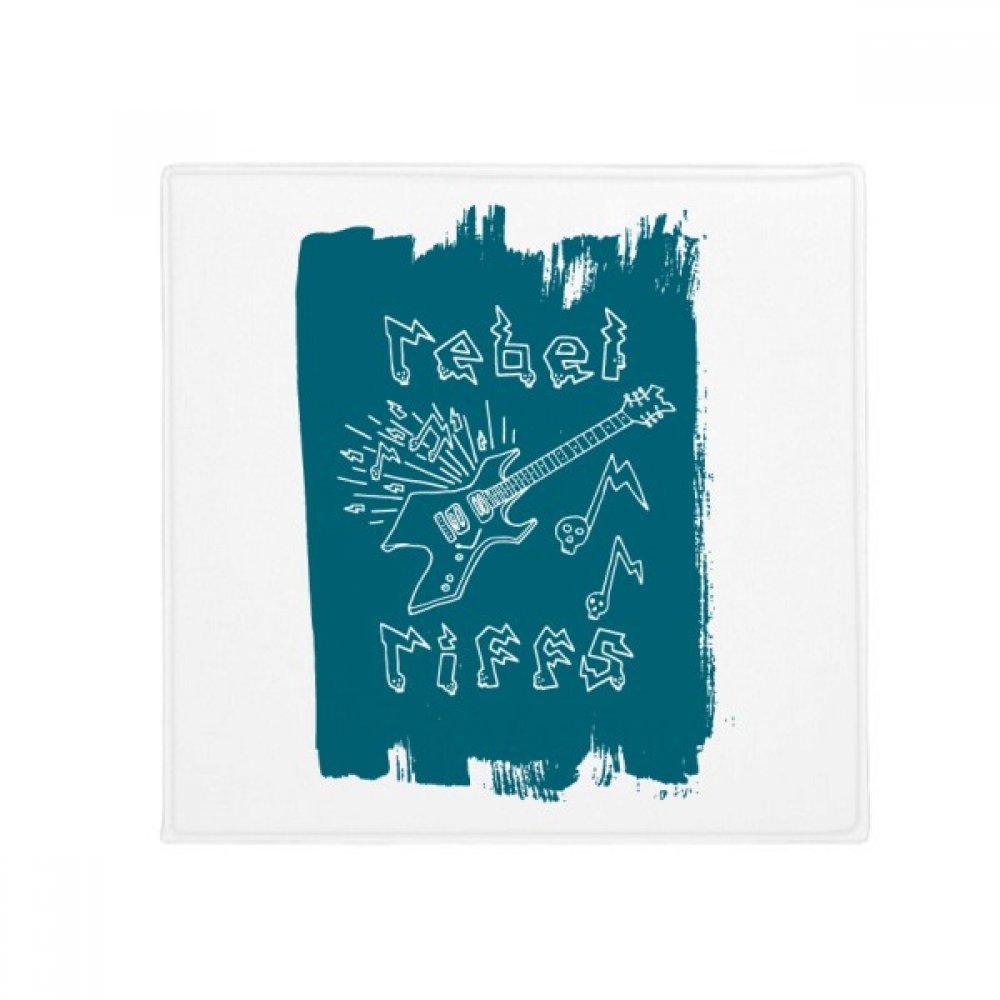 Tapis guitare électrique bleu multicolore idée cadeau originale 60cm