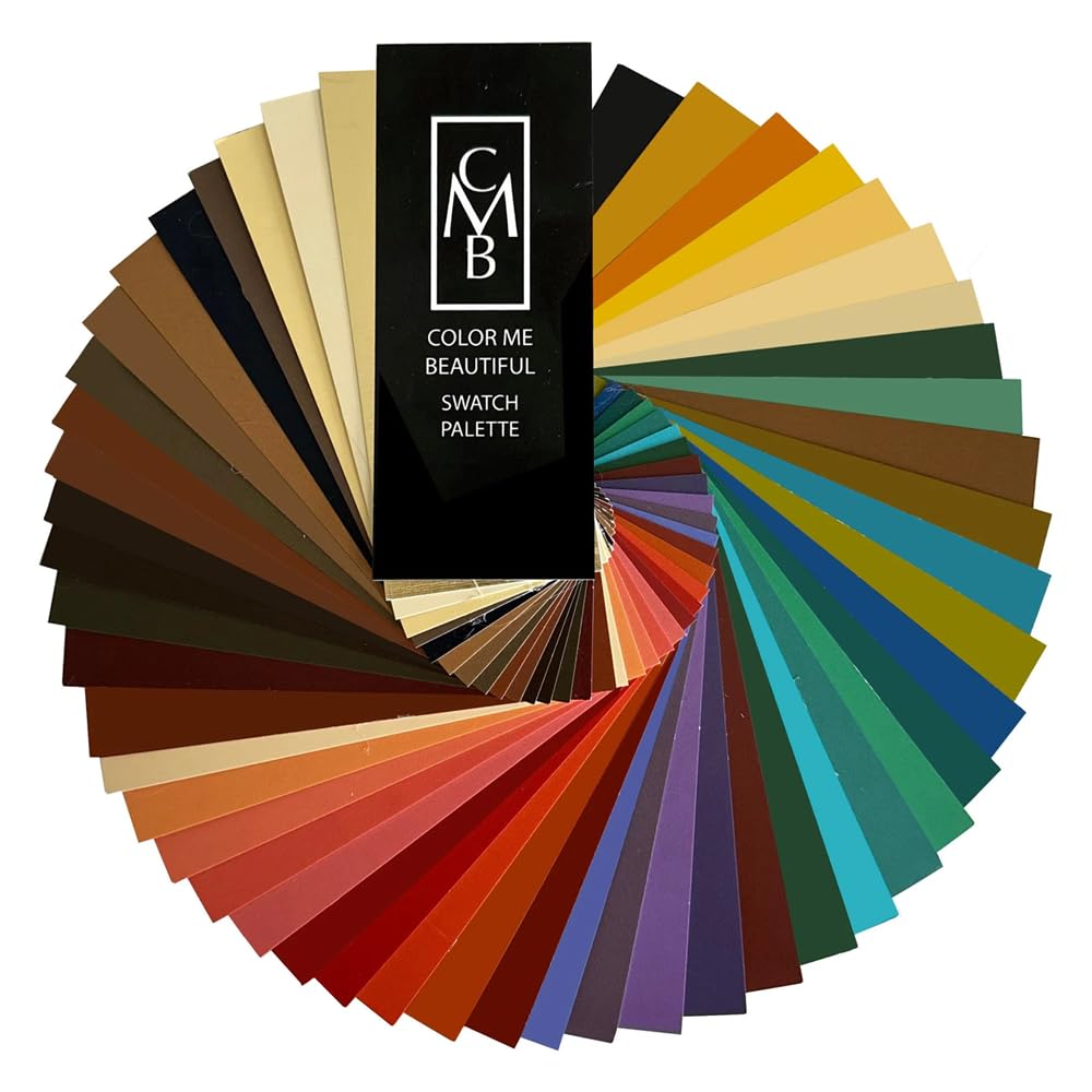 Autumn Color Fan by Color Me Beautiful, the leading authority on color analysis. Your Color Guide for clothing & accessories. The 48 very best colors for Autumns selected from millions of options
