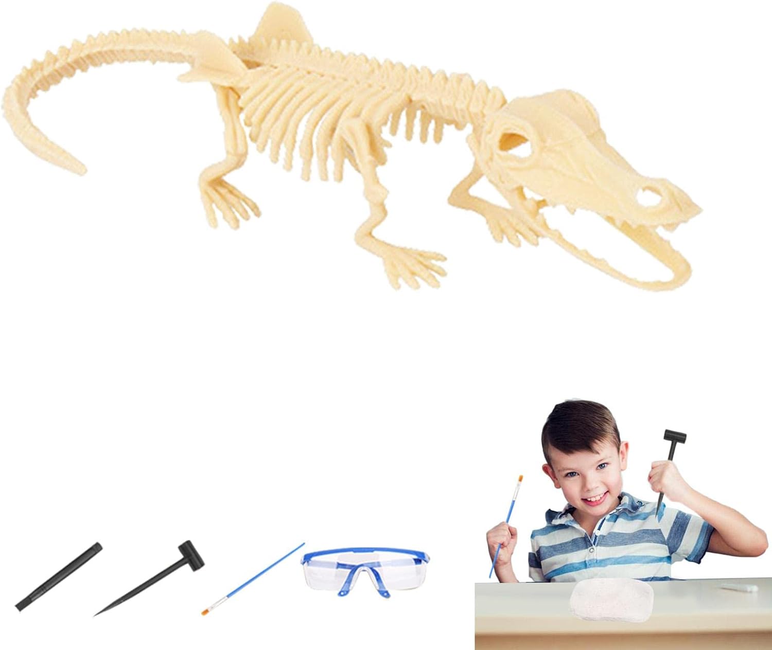 Stronrive Dinosaur Dig Set Dig It Up Dinosaur Excavation Kit