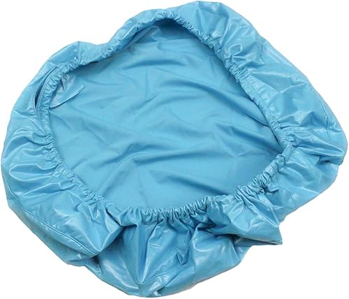 Miniatura 4 de Juego de 4 fundas protectoras completas para sillas dentales, seda de leche avanzada + TPU + película compuesta impermeable (tamaño grande, azul)