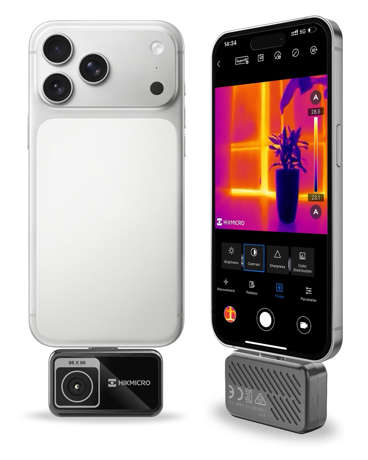 HIKMICRO MiniE サーモグラフィー　サーマルカメラ HIKMICRO MiniE サーモグラフィー サーマルカメラ 赤外線カメラ スマホ用