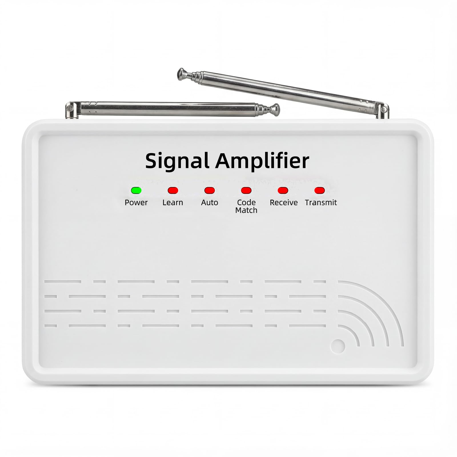 YISEELE Amplificateur de signal pour systèmes d'alarme: Compatible avec capteurs PIR et télécommandes sans fil, répéteur avec 2 antennes pour étendre la couverture dans la maison et le bureau