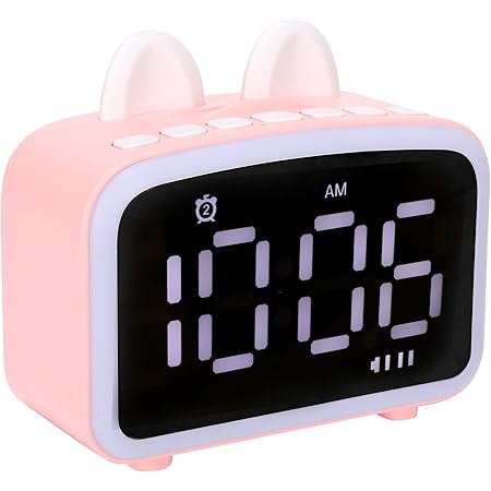 Amazon Co Jp Aitoo 目覚まし時計 置き時計 かわいい アラーム スヌーズ機能 音声反応 ナイトライト 明るさ調整 Usb充電式 省エネ 卓上 寝室 子供 女の子 男の子 プレゼント ピンク ホーム キッチン Amazon Co Jp Aitoo 目覚まし時計 置き時計 かわいい アラーム スヌーズ機能 音声反応 ナイトライト 明るさ調整 Usb充電式 省エネ 卓上 寝室 子供 女の子 男の子 プレゼント ピンク ホーム キッチン