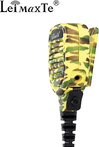 Miniatura 3 de Micrófono de altavoz de radio bidireccional compatible con Motorola CP200, GP300, CLS1110, CLS1410 impermeable IP56 Walkie Talkie con PTT y conector