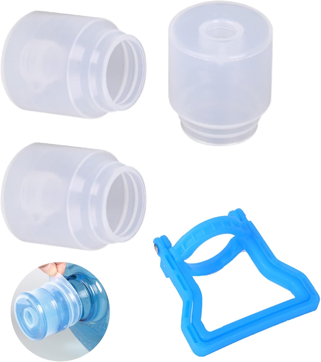 Fortunemee 3pcs Water Jug Caps, 5 Gallon Water Jug Lid for