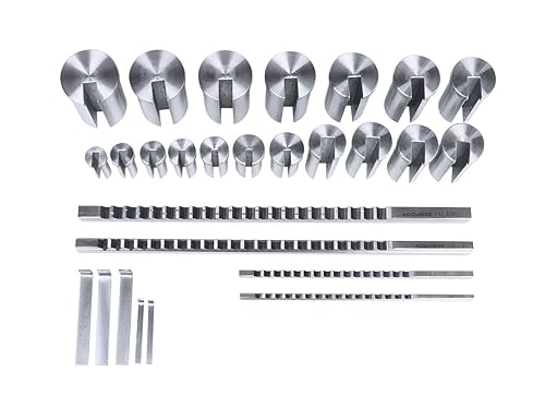 Miniatura 4 de accusize22PSset N 1010A conbination HSS Keyway broach Juegos en Fitted Box, # 51000012