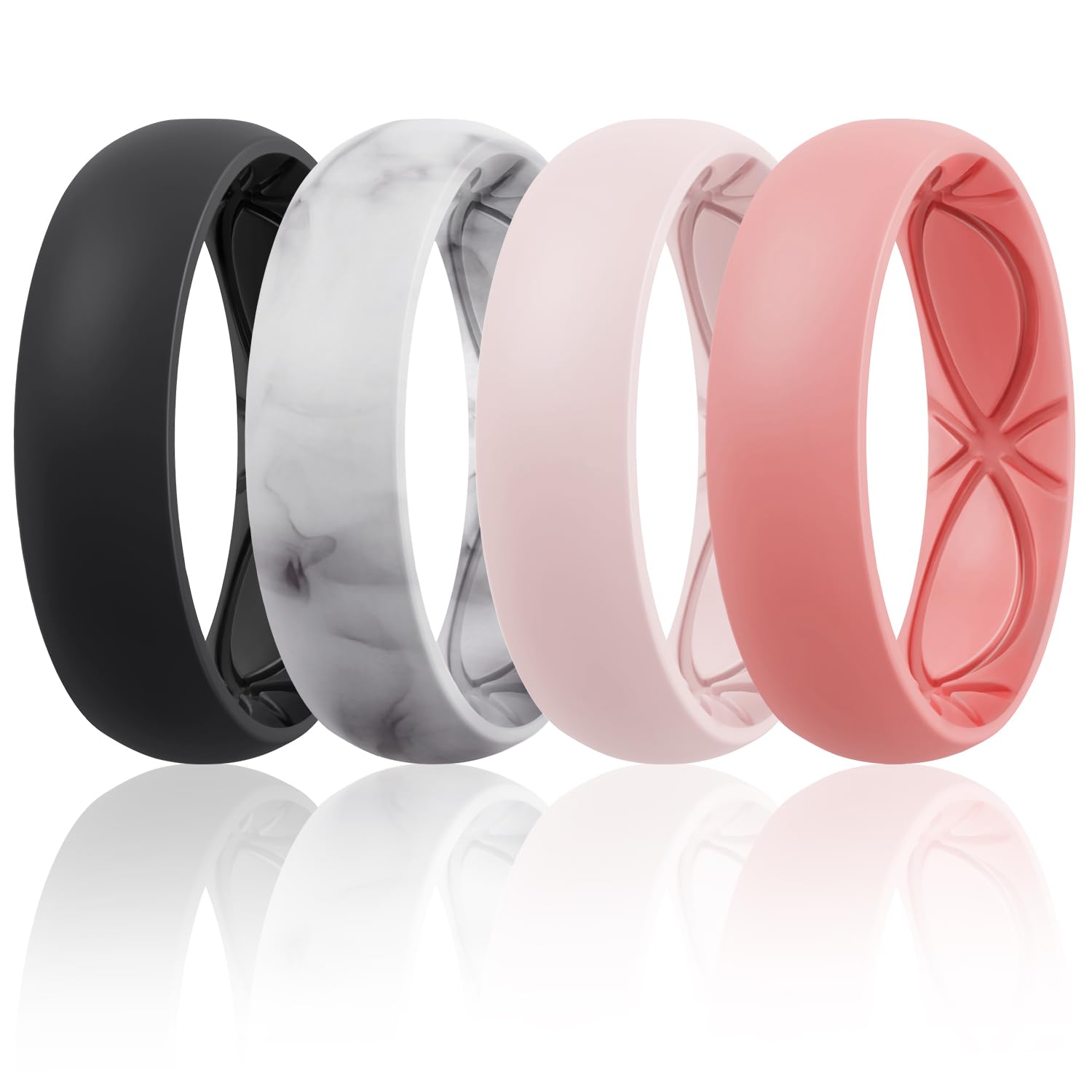 Egnaro 4/5/8 Variety Multipack Ergonomic Breathable Bridal Rings Sets