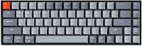 Vista 1 de Keychron Teclado mecánico inalámbrico K6 65% compacto de 68 teclas para Mac, retroiluminación blanca intercambiable en caliente, Bluetooth