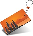 Lewis N. Clark Marques de bagages vertes de voyage et desuitcase identifiants pour les femmes et les hommes, continuer, sac à dos et plus, Arbres bleus, 1-Pack, Arbres bleus, monoplace, voyage vertTM étiquette de bagages et lesuitcase identifiants pour les femmes et les hommes, continuer, sac à dos et plus