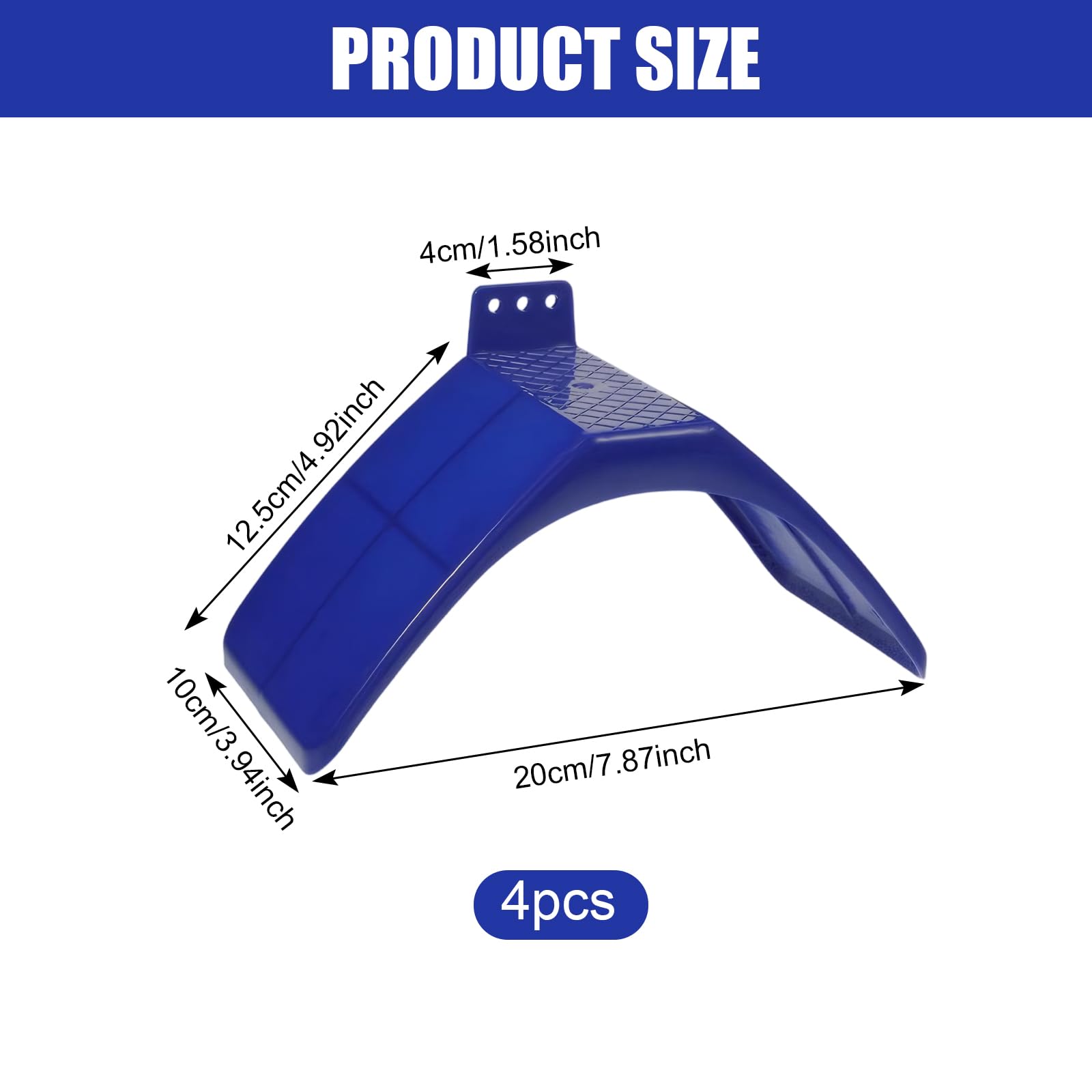 4 PCS Pigeons Rest Stand,Reusable Plastic Pigeon Perch,Non-slip Plastic Dove Support,Birdcage Accessories for Pigeon,Parrot and Other Birds,20 X 10 X 12 cm,Blue - Image 2