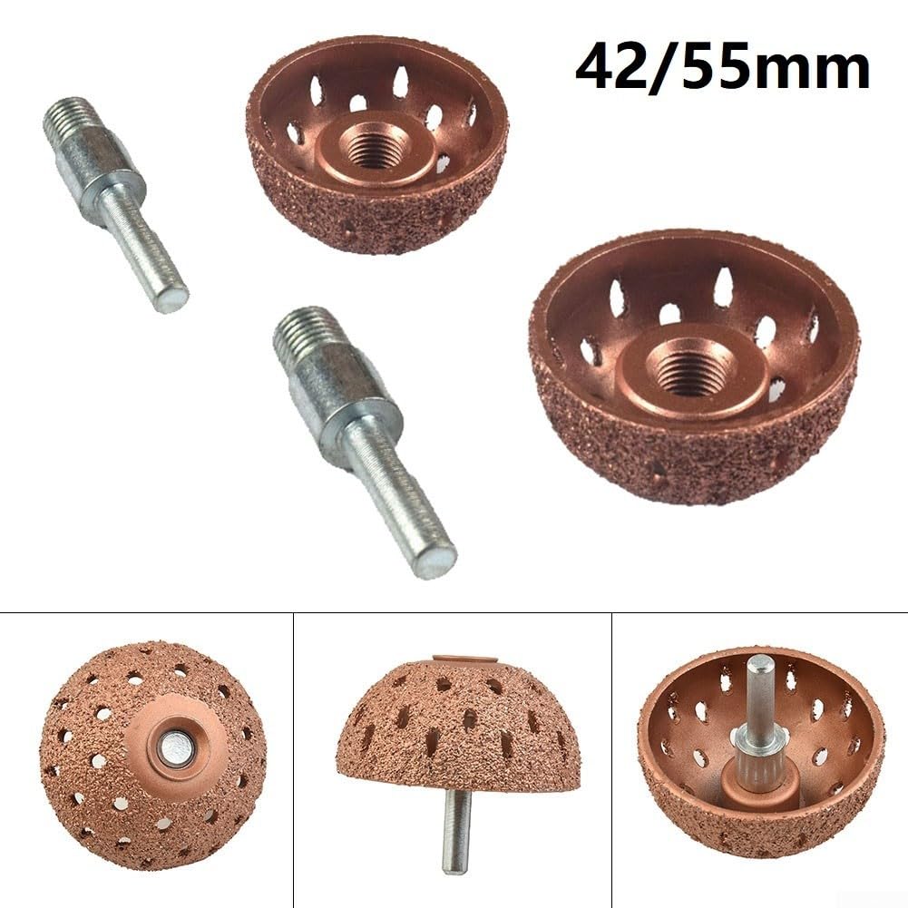 Cabezal de molienda de neumáticos 4255 mm con rosca de 9 mm y vástago redondo para pulido de aleación