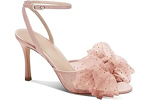 Bow Tie Heels Sandals Spring Heels for Women 2024