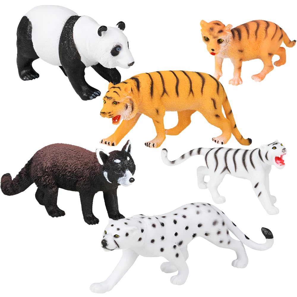 Rhode Island Novelty Assortimento di 6 sacchetti a rete con animali asiatici