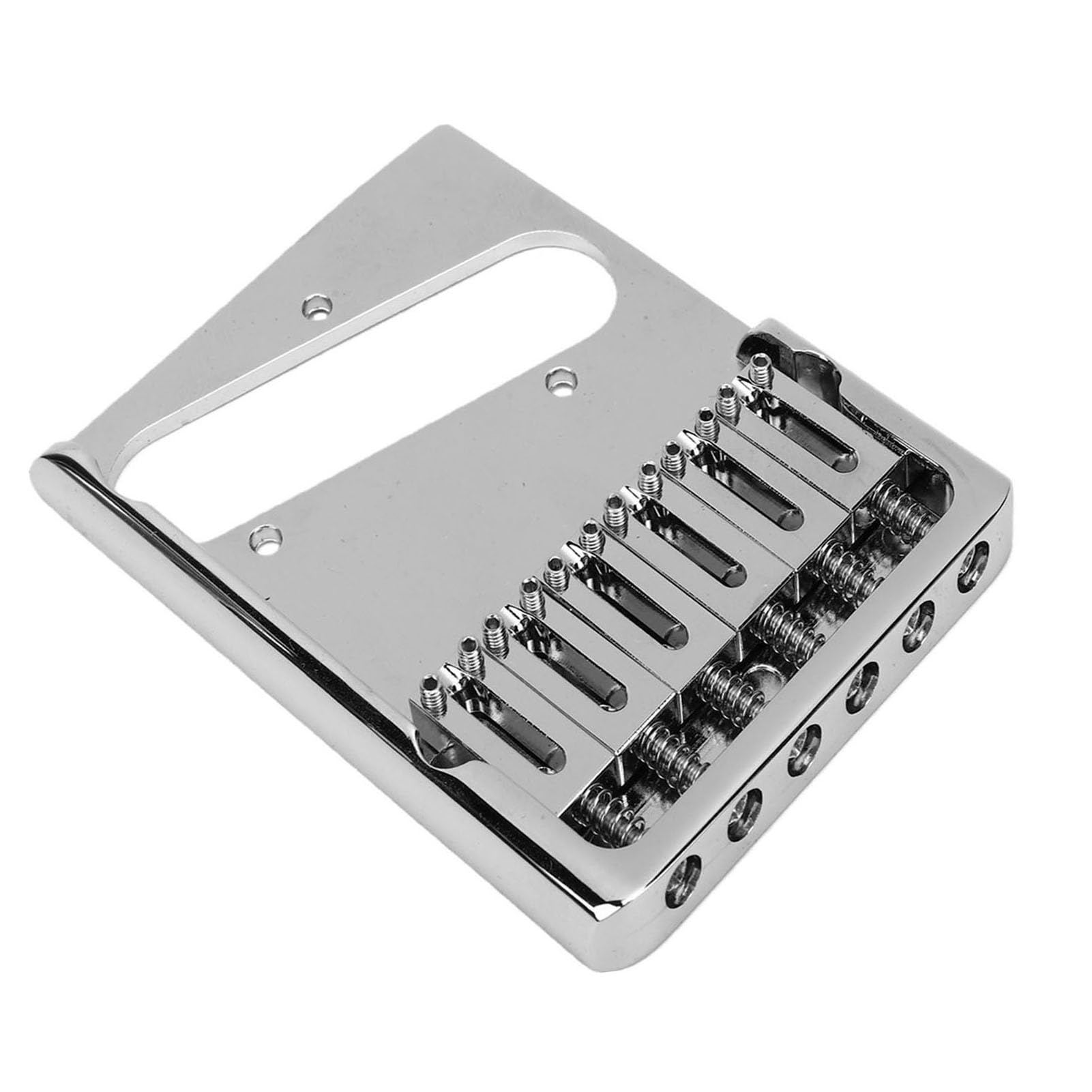 Generic Ponte per Chitarra Regolabile a 6 Corde per Chitarra Elettrica TL Sostituzione Durevole Cromata Lucida