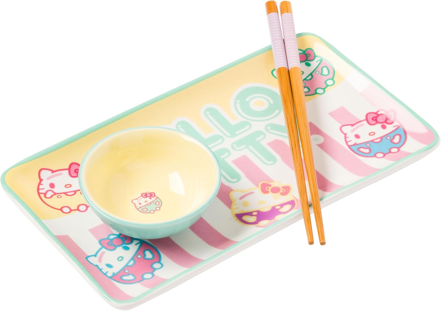 Hello Kitty 正規品 コップ プレート 箸 6点セット 61iLp4qfMUL.jpg