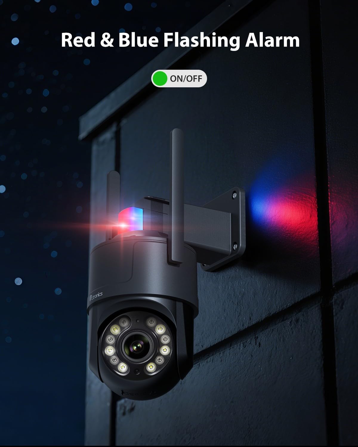 Ctronics 4K Caméra Surveillance Extérieure avec Zoom Optique 5X
