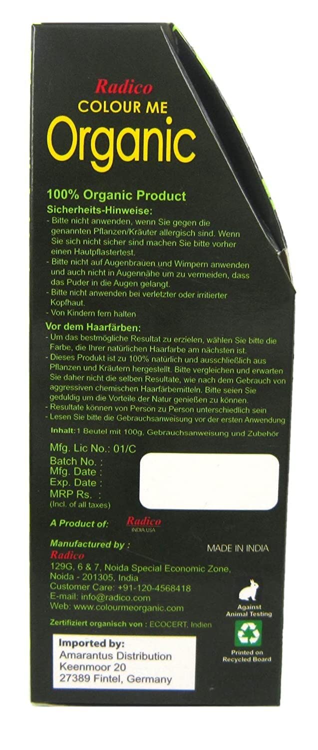 Radico Colour Me Organic - Tinte para plantas (2 unidades), color marrón claro
