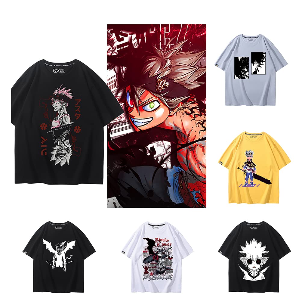 Amazon.co.jp: Tシャツ ブラッククローバー 魔法帝の剣 ティーシャツ
