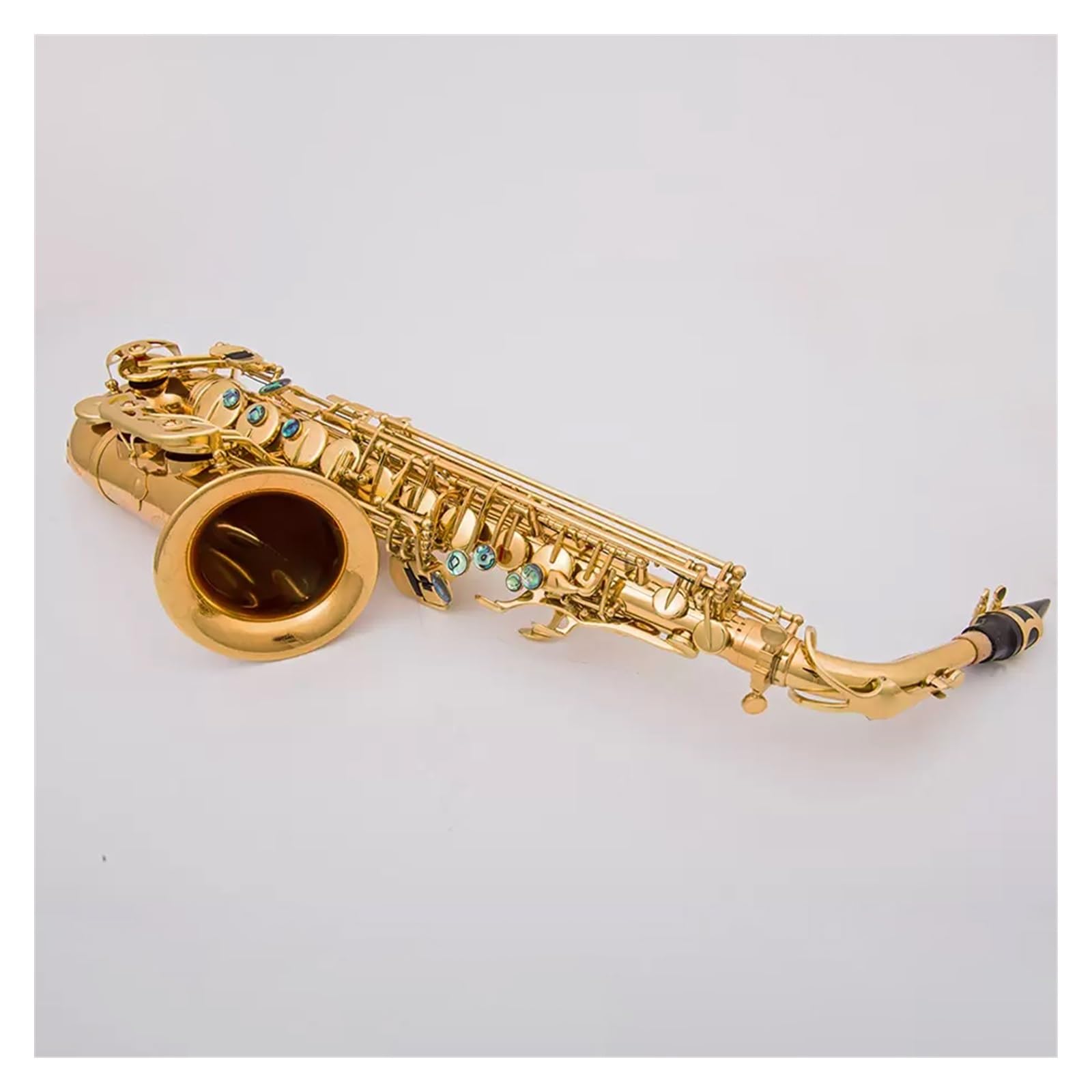 Saxofón Alto Profesional de Alta Gama, Instrumento de saxofón Reforzado con Doble Costilla, actualización EB