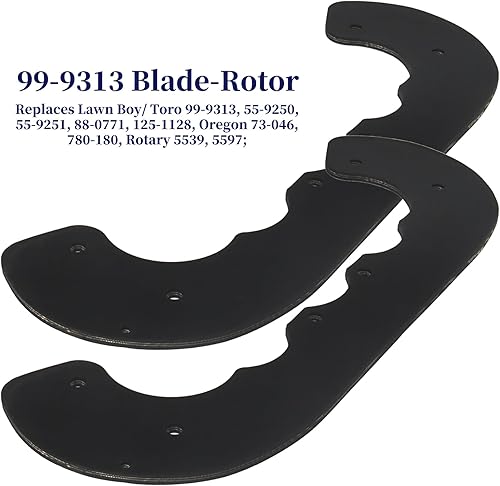 Miniatura 3 de 99-9313 Las paletas sopladoras de nieve reemplazan 88-0771, 125-1128, 55-9251 para Toro 210, 221, 421, 621, 721 Power Clear, CCR 2400, CCR 2450, CCR