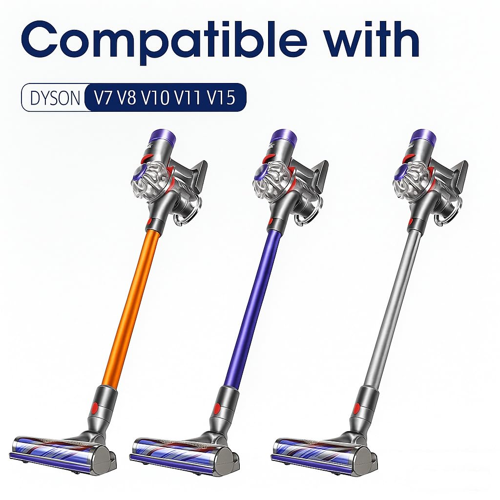 Tube d'extension pour aspirateurs Dyson V7 V8 V10 V11 V15, 73CM (violet)