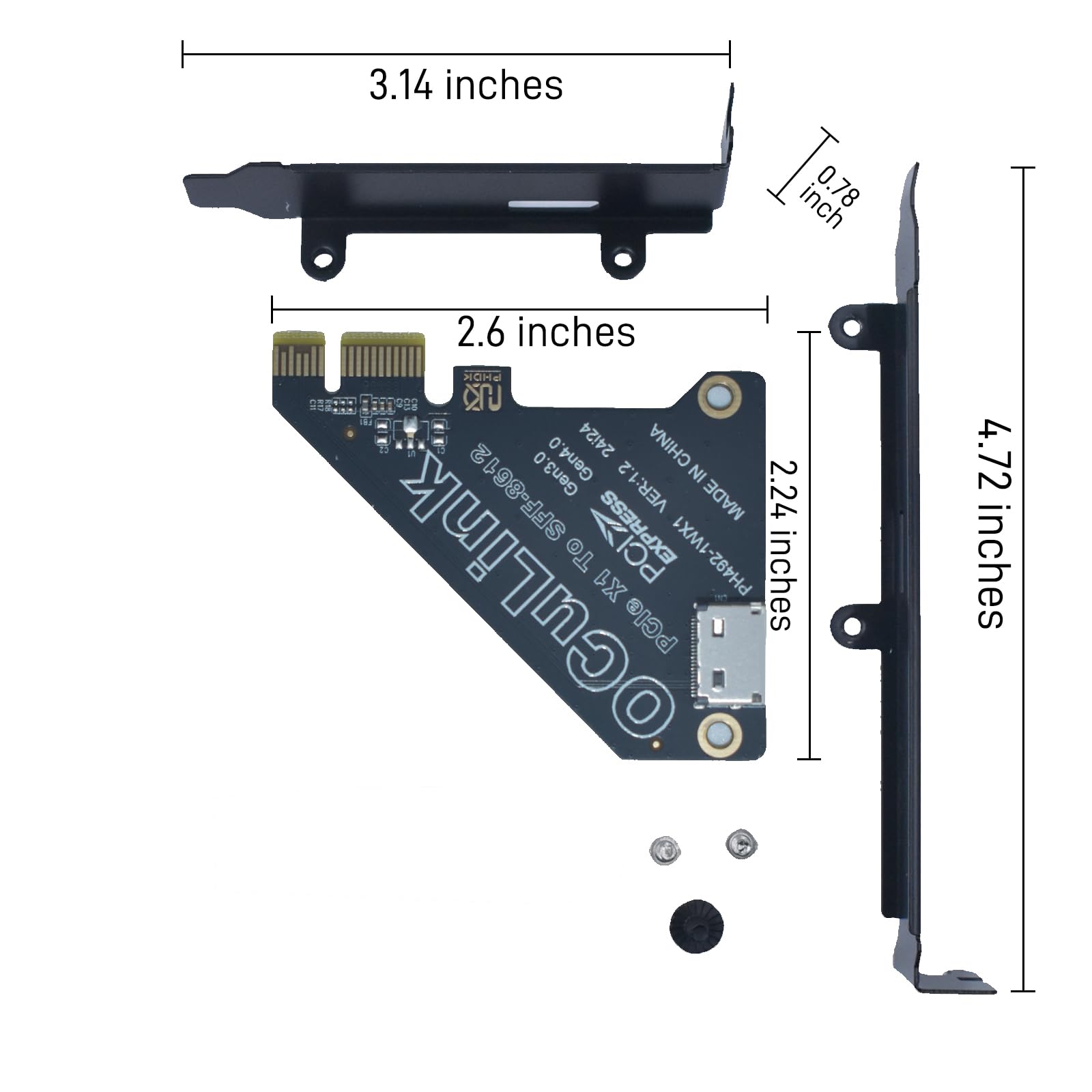Amazon.com: LetLinkSo PCIe 4.0 x1 to Oculink SFF-8612 Adapter SFF