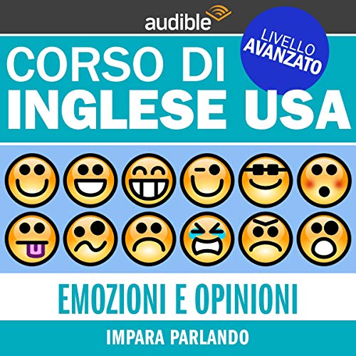Diseño de la portada del título Emozioni e opinioni (Impara parlando)