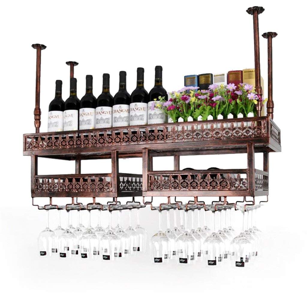 Étagère de rangement en fer haut de gamme pour verres à pied