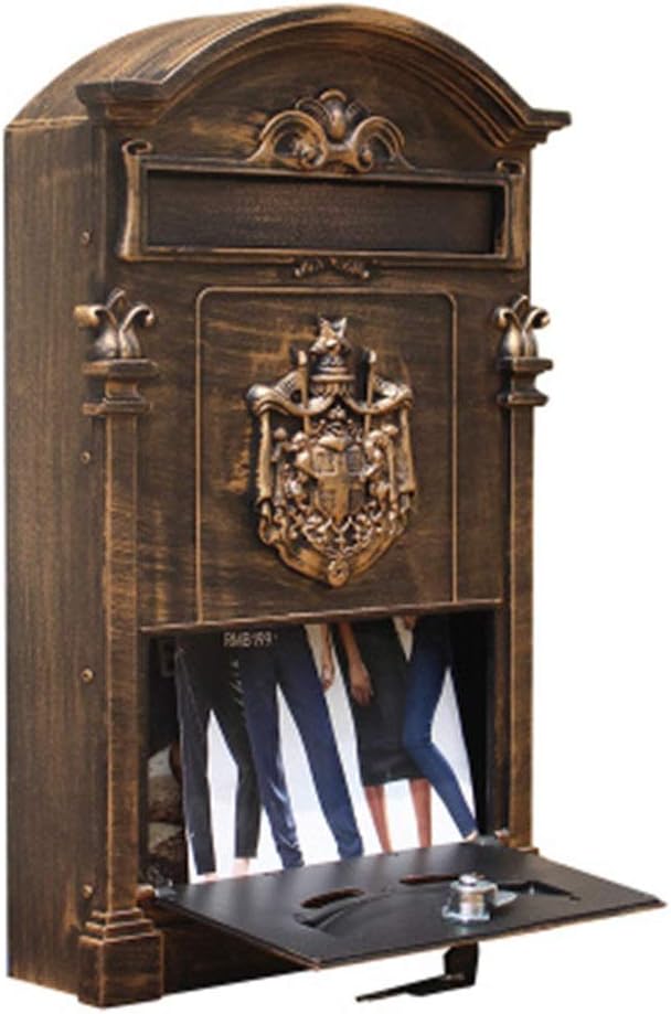 Mail box Outdoor Letter Box Rust & Weather Proof Vertical Wall Mount