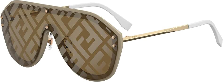 FENDI サングラス ファビュラス ズッカ柄 145-M0039 ゴールド金具 FENDI サングラス ファビュラス ズッカ柄 145-M0039 ゴールド