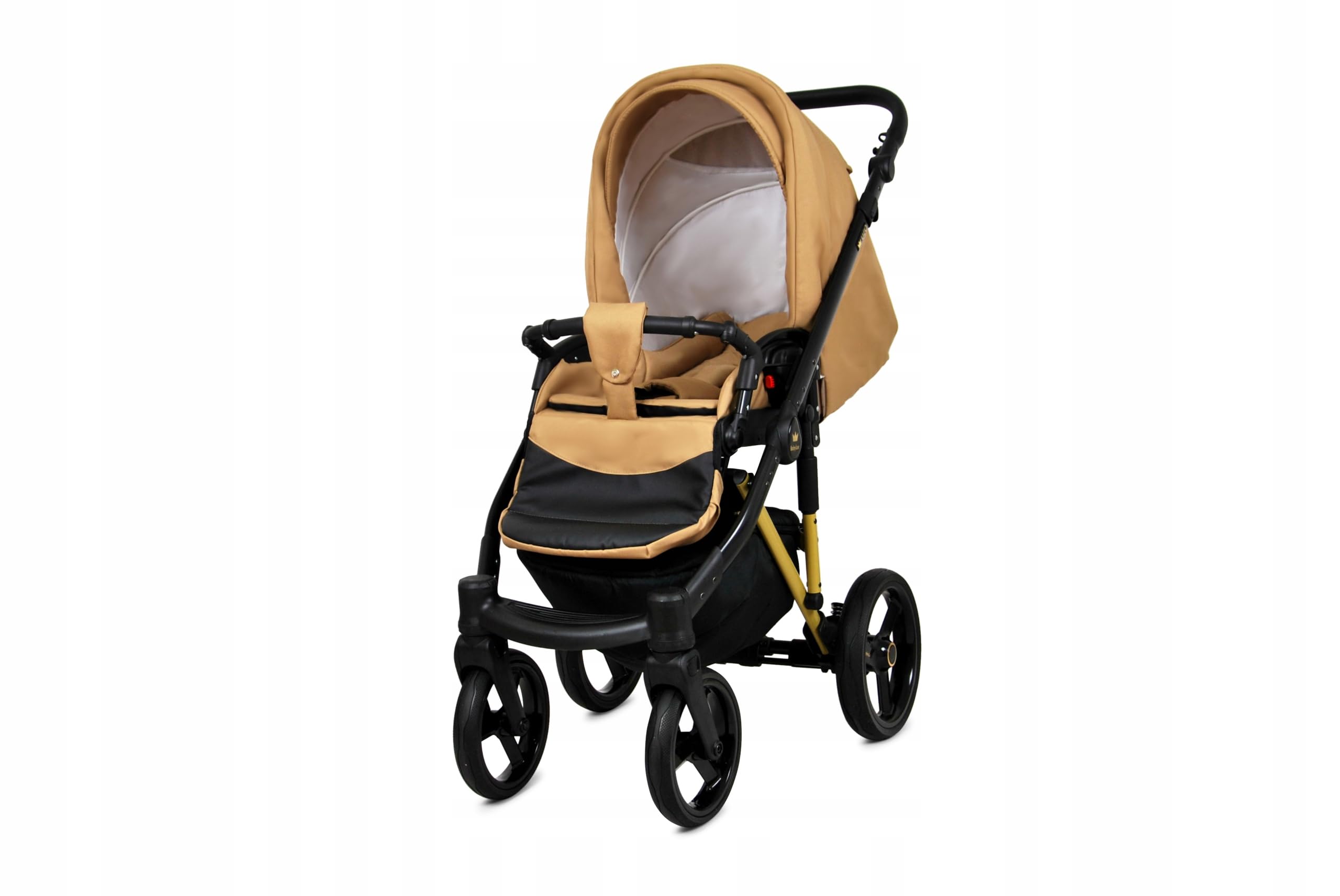 BabyLux® Zestaw wózków dziecięcych 3 w 1 – UZO – w zestawie wanienka dla niemowląt, fotelik sportowy, fotelik samochodowy – zestaw wózków dziecięcych – wózek dziecięcy kombi z torbą do przewijania