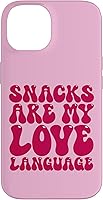Vista 4 de Snacks Are My Love Language Funda para iPhone 16 para niños y padres