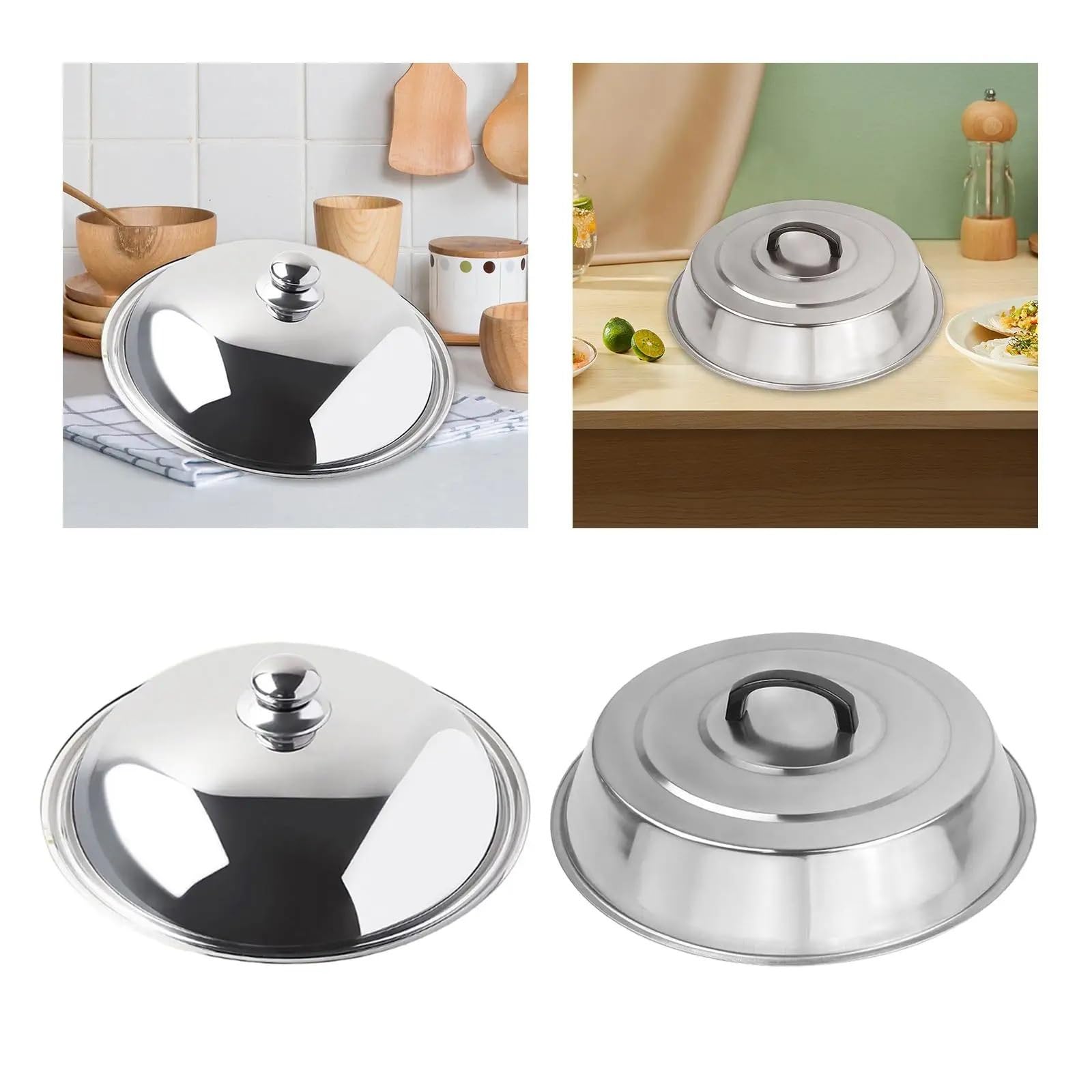 Coperchio Vetro Coperchio di ricambio for pentola multiuso da 36 cm for la cucina(B)