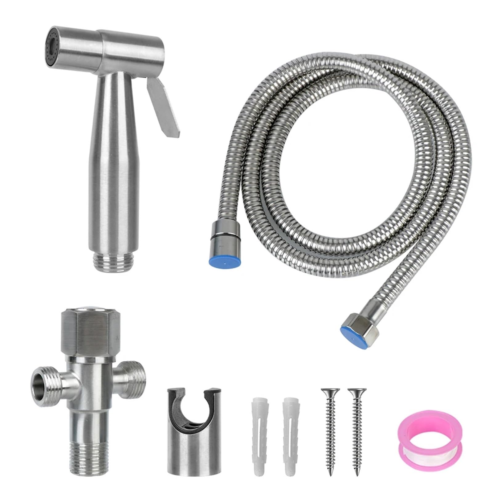 Pulverizador Bidet Mano Spray de bidé autolimpiante acero inoxidable