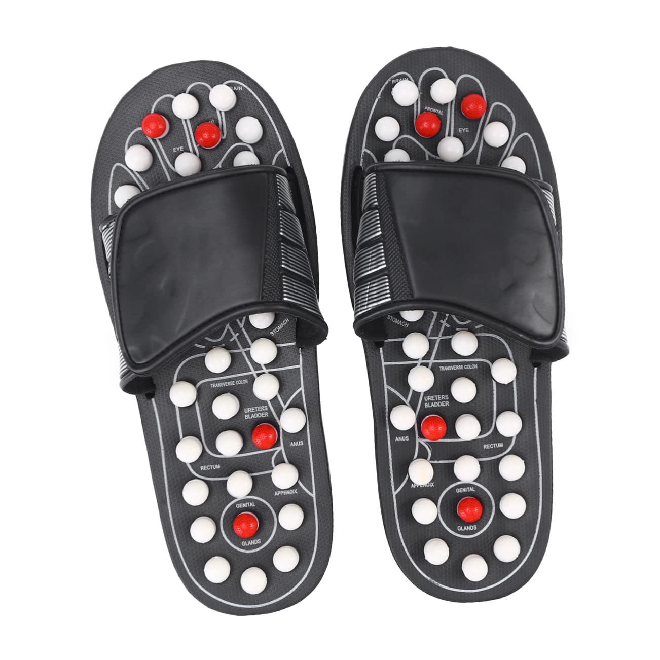 Fußmassageschuhe Mit Akupunkturmassage Und Reflexzonenmassage Für Männer Und Frauen Zur Entspannung Und Behandlung Von Plantarfasziitis Als Gesundheitsgeschenk