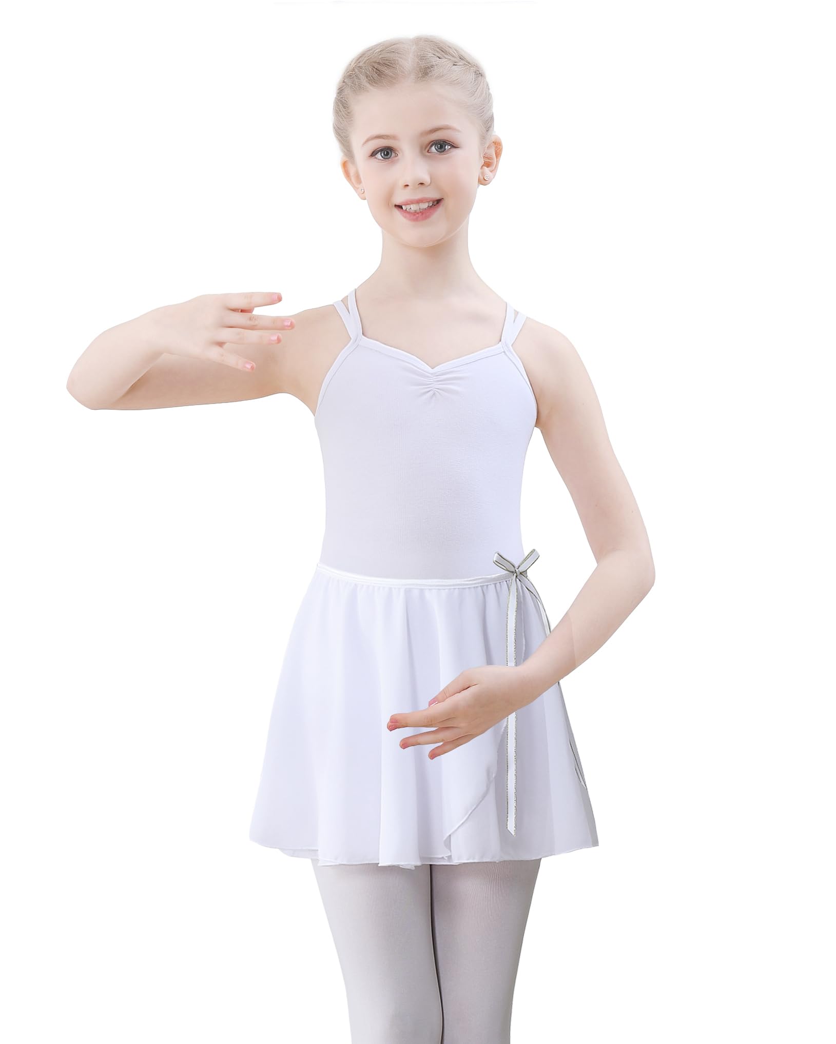 Ballettkleid Ballettkleidung Turnanzug Mädchen Baumwolle Tanzkleid Ballett Trikot Ballettrock Gymnastikanzug