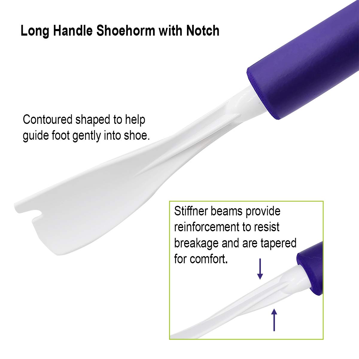 Amazon.com: 4-in-1 Dressing Stick- 24" Dressing Pal. Long Handled Shoe  Horn, Reach Hook, Sock and Shoe Remover. Full Length Cushioned Grip  Mobility Aid for Seniors, Elderly, Disabled, Surgery Rehab. : Health &