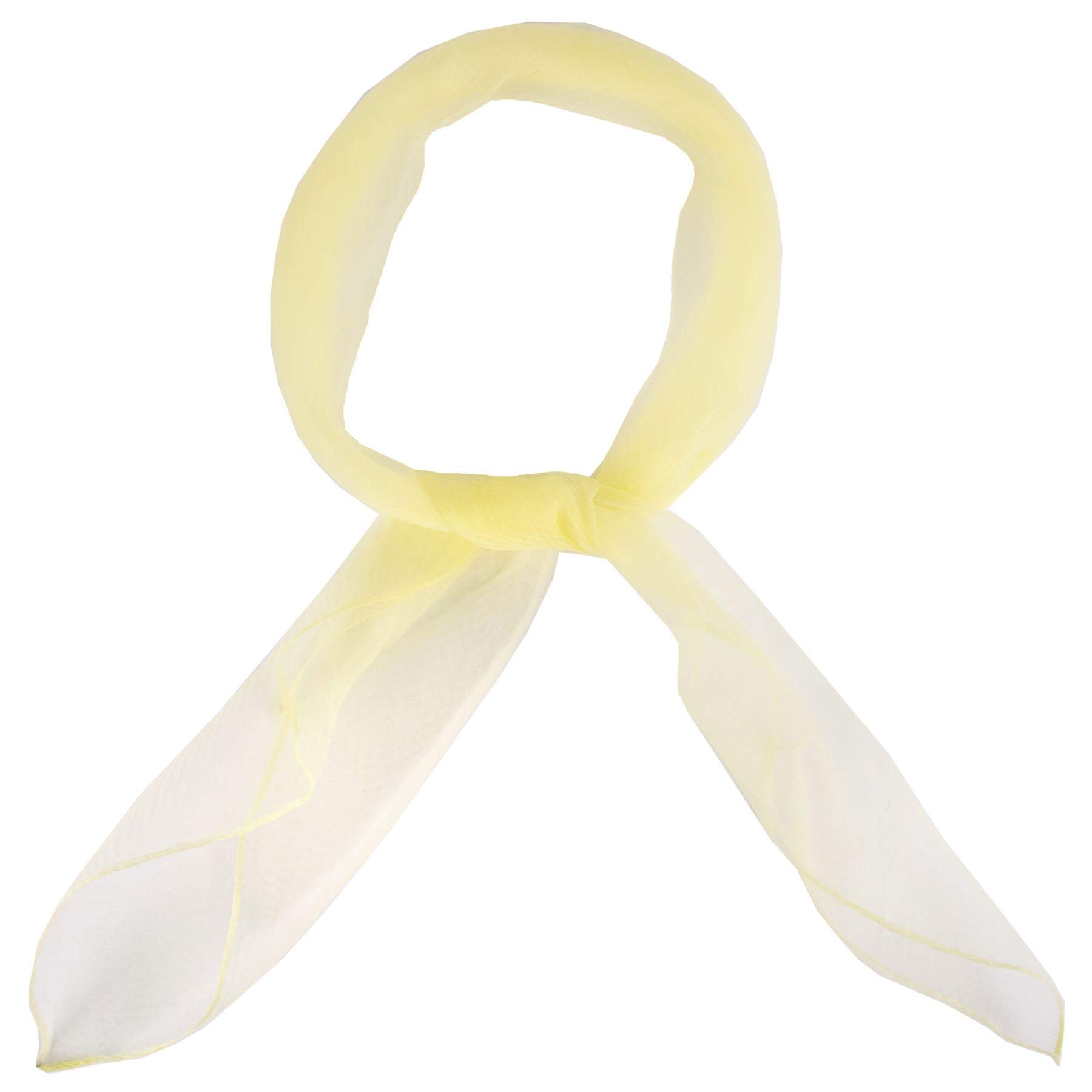 Hat To SocksSoft and Light Feel Square Chiffon Neck Scarf Retro Pinup Hair Scarf for Girls Women